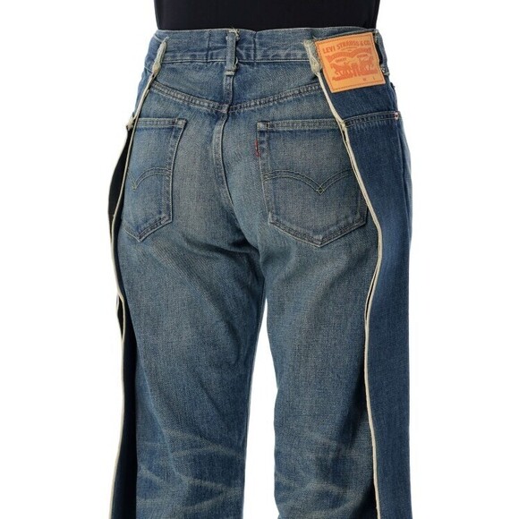 Junya Watanabe Levi’S Cotton Denim Wide-Leg Jeans - NWT - Picture 3 of 3